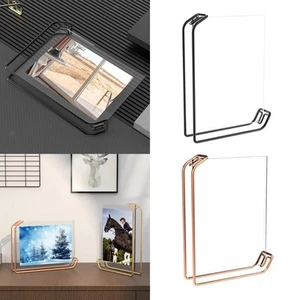 Metal Picture Frame Photo Frame Tabletop Picture Display Art Photo Display for - Picture 1 of 15