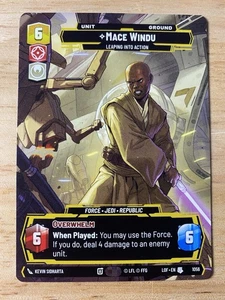 Mace Windu NM/M Prestige 1056 SWU LOF Pack Fresh - Picture 1 of 2