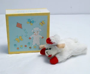 2024 Mini Lamb Chop PLUSH & Vintage Mini Puzzle Jigsaw 25 PC 7" X 7" COMPLETE - Picture 1 of 16