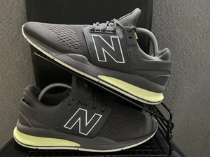 Scarpe da ginnastica New Balance 247 grigio giallo running MS247TG D Regno Unito taglia 10 - Foto 1 di 14