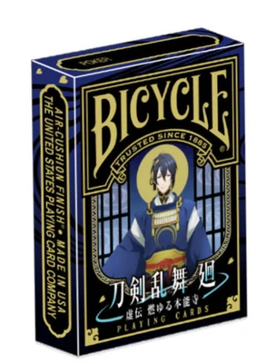 Bicycle Touken Ranbu Mawari - Burning Temple Playing Cards NEW [Japan Import] - Image 1 of 3