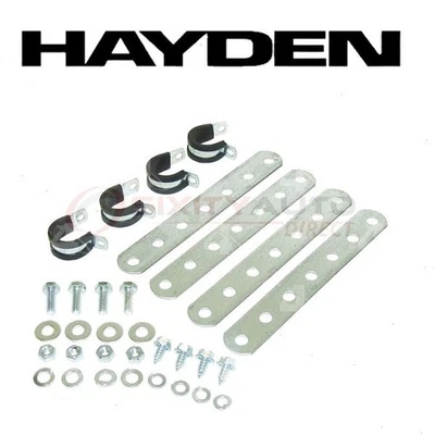 Hayden Oil Cooler Mounting Kit for 1966-1968 Jeep CJ6A - Automatic ne Foto 1 de 4