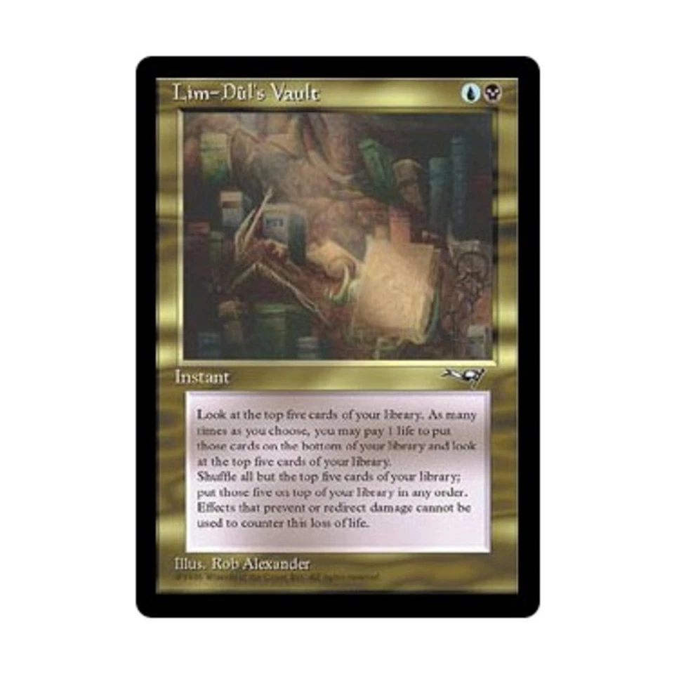 WOTC MtG Alliances Lim-Dul's Vault (U2) EX - Image 1 of 1