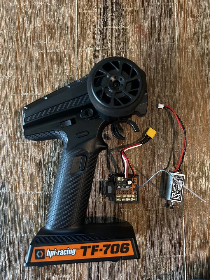 HPI Venture 18 2.4GHz TF-706 6 channel Transmitter & SRL-706 Receiver & motor  - Image 1 of 1