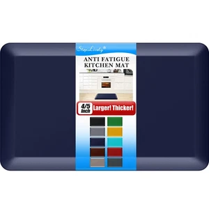 4/5 Inch Thick Kitchen Mat - Cushioned Anti Fatigue Mats for Kitchen Floor - ... - Picture 1 of 7