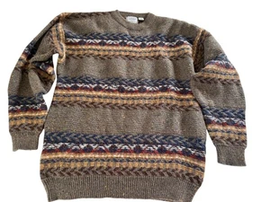 Vintage Wollmischung Cattivo Studio Nordic Fair Isle Azteken Pullover Herren M Grandpacore - Bild 1 von 22