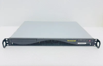 Supermicro CSE-512 Chassis w/ X9SRI-F Motherboard | E5-2630V2 | 64GB RAM - Image 1 of 4