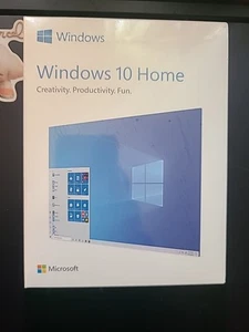 NEW Sealed Microsoft Windows 10 Home - Afbeelding 1 van 2