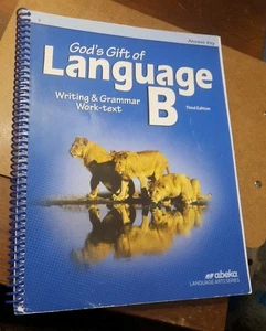 Abeka Gottes Geschenk der Sprache B Schreiben & Grammatik Arbeitstext, Antwortschlüssel - Bild 1 von 5