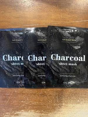 Mascarilla facial purificadora de carbón Bath & Body Works paquete de 3 Foto 1 de 4