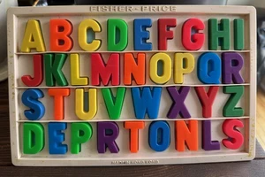 Fisher-Price Magnetic Alphabet Letters Tray + Extras - Picture 1 of 5