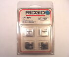 NOS RIDGID USA HSS 1/4" NPT PIPE DIES CHASERS FOR DROP HEAD THREADERS #37905