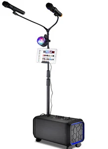Altavoz de karaoke con sistema de pa portátil supersónico con control remoto IQ-906K NUEVO - Imagen 1 de 7