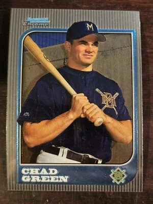 1997 Bowman Chrome - #191 Todd Greene Milwaukee Brewers  - Image 1 of 2