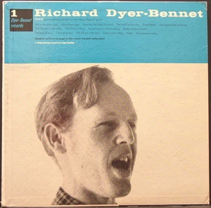 RICHARD DYER-BENNET - 1 PRENSADO ORIGINAL EE. UU. CON INSERTO  - Imagen 1 de 4