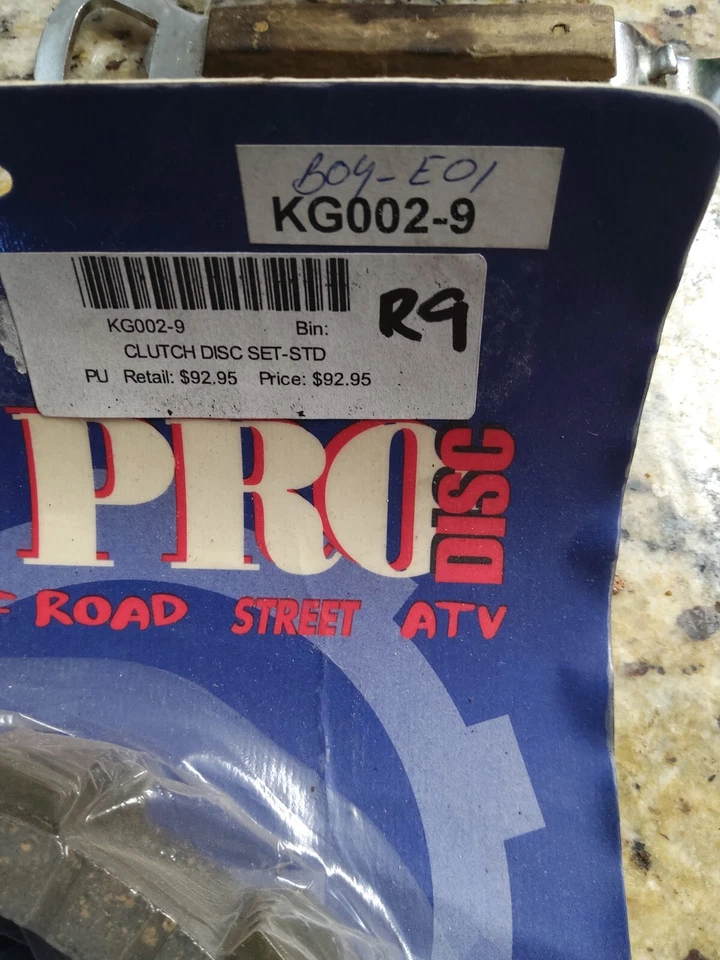 KG Clutch Factory - KG002-9 Juego de discos de embrague estándar R9 Foto 1 de 2