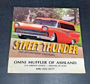 2002 Street Thunder Vintage Cars Calendar Advertisement Display - Garage/ManCave - Picture 1 of 9
