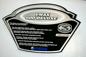 NOS YAMAHA DEALER SALES AID SNOWMOBILE WINDSHIELD 2000 VMAX 500 DELUXE - Picture 1 of 1