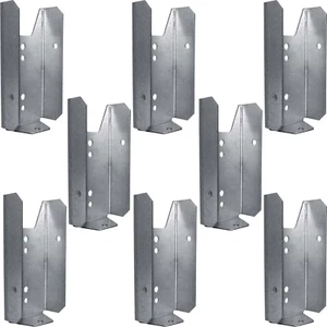 Wood Fence Rail Bracket for 2X4 Dimensional Lumber. Galvanized Steel to Resist R - Picture 1 of 4