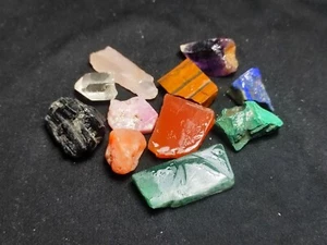 Assorted Raw Gemstone Lot - Slices and Chunks (479 Carats) - Picture 1 of 3
