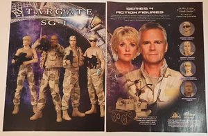 Figuras de acción Stargate SG-1 serie 4 ~ 2 páginas revista anuncio impreso 2007 - Imagen 1 de 1