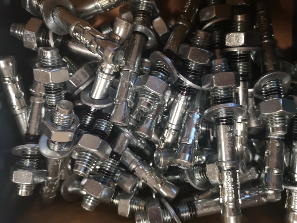 (Paquete de 50) Rawlplug M10 x 80 mm Perno Pasante Hormigón Anclaje Tornillo Perno Fijación Foto 1 de 1