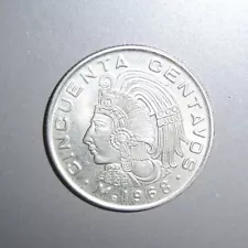 1 Münze / Coin ESTADOS UNIDOS MEXICANOS M 1968