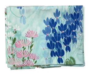 Cannon Royal Family Shangri-La Blue 1 Standard Pillowcase Vtg NOS Rare Percale - Picture 1 of 5