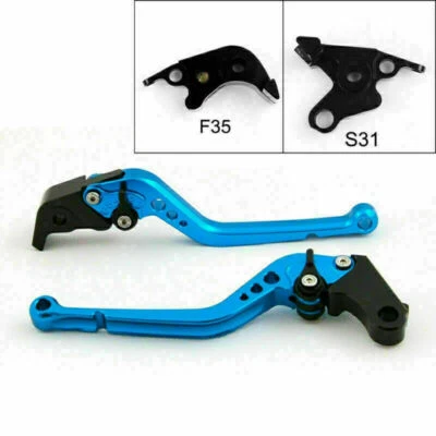 Long Brake Clutch Levers Fit For Suzuki B-King 2008-2011 2010 2009 Blue T9 - Image 1 of 4
