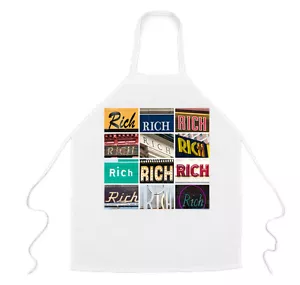 Delantal personalizado con el nombre RICO en fotos de letreros - Imagen 1 de 1
