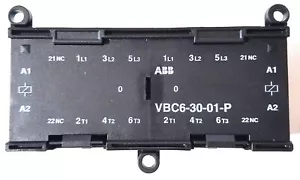 ABB VBC6-30-01-P Mini-Schütz 3-P N/O, 24VDC Spule 1NC AUX-Kontakt, 6,8 A, Leiterplatte - Bild 1 von 7
