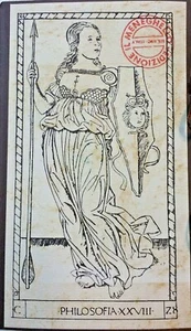 Tarocchi Collezione I Dell'Mantegna 50 Incisioni di Scuola Ferrarese C.1470 - Picture 1 of 4