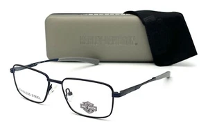 HARLEY DAVIDSON HD0148 091 Matte Blue / Demo Lens 47mm Eyeglasses - Picture 1 of 4