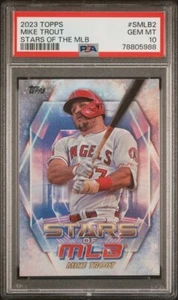 2023 TOPPS STERNE DER MLB SMLB2 MIKE FORELLE EDELSTEIN MT 10 - Bild 1 von 2