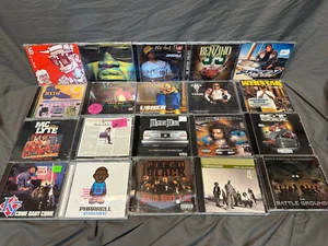 Rap Hip Hop CD LOT 6 Gangsta G-Funk Pharrell Usher Webstar Juvenile Pitch Black - Picture 1 of 5