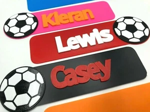 Marcador de fútbol personalizado, único, marcador personalizado para niños - regalo de fútbol - Imagen 1 de 15