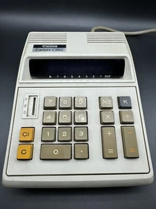 CANON CANOLA L802 RARO Panaplex CALCULADORA VINTAGE FUNCIONA PERFECTAMENTE - Imagen 1 de 14