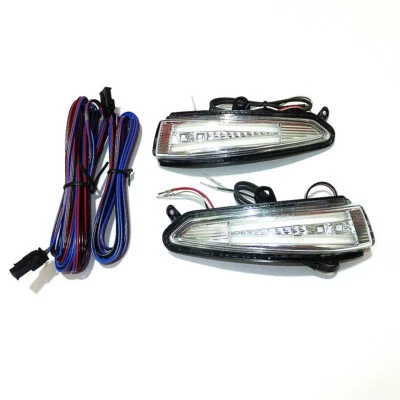 LED Rear-view Mirror Lights;Turn Signals DRL Ground Lamp for Peugeot 508 Citroen - Image 1 of 4