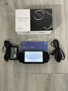 Sony PSP-3000 Console Piano Black Complete in box Region free - Near Mint - Picture 1 of 6