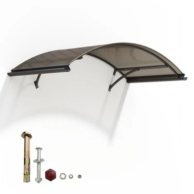 Round Arched Window Awning Door Canopy Porch Cover Canopy for Door Entrance - Image 1 of 4