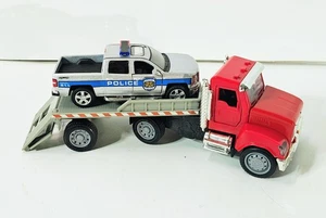 Driven by Battat Micro Series Red Flatbed Lights/Sounds & Chevrolet Silverado - Bild 1 von 7