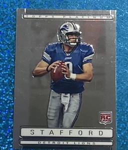 2009 Topps Platinum #125 MATTHEW STAFFORD (RC) Rookie - Foto 1 di 7