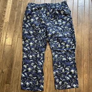 Tommy Bahama Herren 2XL Hose Lounge Nachtwäsche Blau Hawaii Baumwolle Freizeit - Bild 1 von 7
