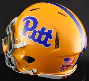 PITTSBURGH PITT PANTHERS NCAA Riddell Speed Full Size AUTHENTIC Football Helmet - Picture 1 of 10