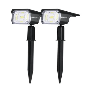 Solar Spot Lights, IP65 Waterproof 40 LEDs Landscape Spotlights,USB & Solar P... - Picture 1 of 6