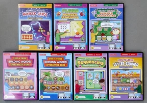 Lakeshore Interactive Learning Games LOT 7 Pre K-K CD Rom PC/Mac Math Language - Afbeelding 1 van 3