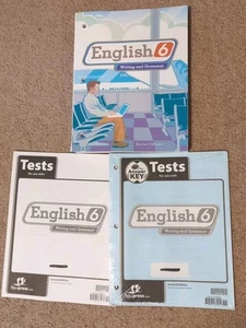 Englisch 6 Set Schüler Arbeitstext BJU Presse TESTS Schlüssel Schreiben & Grammatik 2. Auflage - Bild 1 von 11