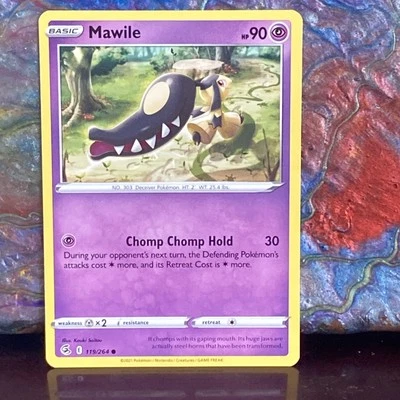 Mawile #119/264 SWSH08: Fusion Strike Common - Pokemon TCG CARD - Image 1 of 2