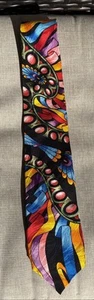Rush Limbaugh NO BOUNDARIES Collection Men's Silk Tie ~ Abstract ~ Multicolor! - Picture 1 of 10