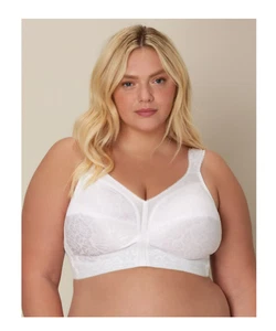 Playtex 18 Hour Wireless Shoulder Comfort Full Coverage Bra White Size 40DDD - Picture 1 of 6